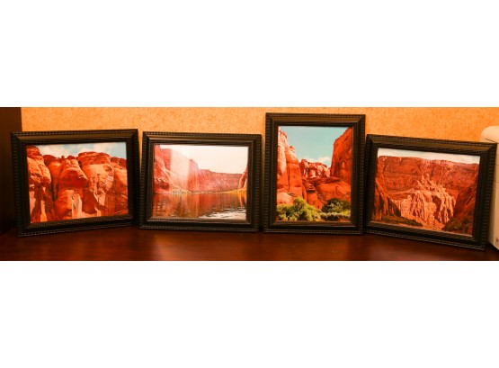 4 Beautiful Framed Photos Of The Grand Canyon 17x14 (2910)