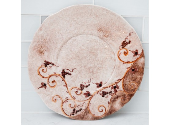 Very Thin Decorative Plate - Made In Italy (2736)