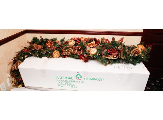 5 Boxes Of Garland - National Tree Company - Made Exclusively For J & L Floral - CTN# Of 650