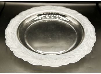 Stunning Frosted Rim Glass Dish (2874)