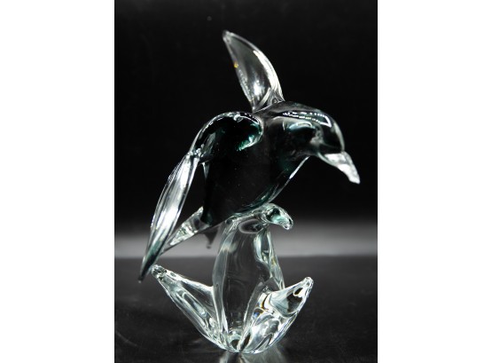 Stunning Humming Bird Handblown Glass Sculpture  (2977)