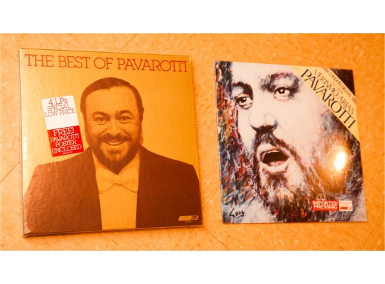 2 Pavarotti Records - The Best Of Pavarotti & Verismo Arias Pavarotti (0184)