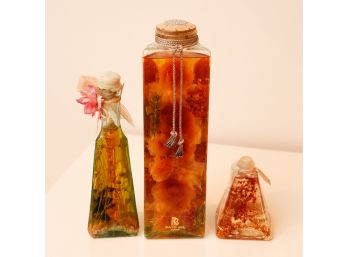 Set Of Decorative 'aroma Art'  RB Bath Oil Perfumed  (0208)