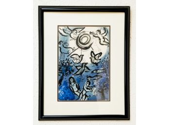 Vintage Marc Chagall 'Creation' 1960 21 X 17 Print (0004)