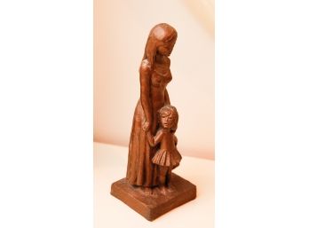 Vintage Mother And Child Sculpture By Leonardo Art Works Inc (0023)