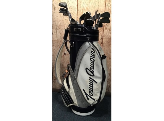 Tommy Armour Golf Bag With Dura Tour Golf Clubs & Assorted Golf Clubs (G264)