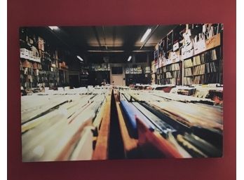 Really Cool Albums Record Store Photo On Canvas Aaron Morris Photography (g237)