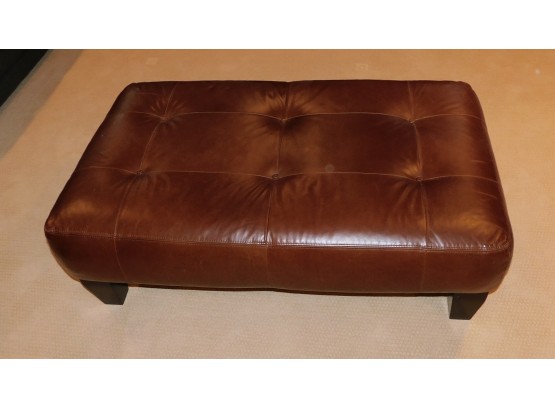 Sullivan Original Deep Seat Rectangle Leather Ottoman