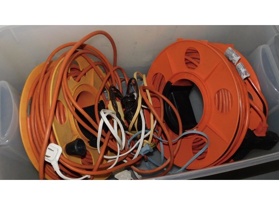 Pair Of Extension Cord Spools