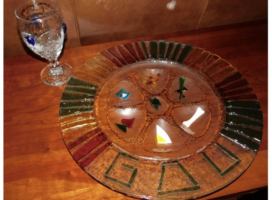Jerusalem Themed Decorative Cup And Serving Plate