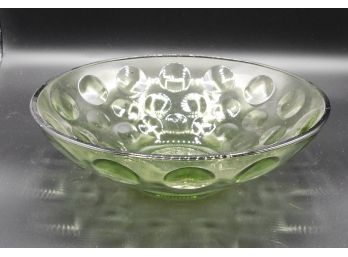 Geometric Circle Design Glass Bowl