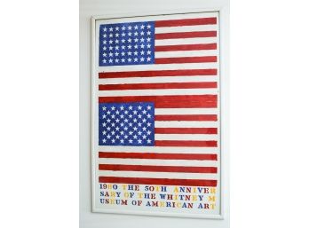 Framed - 1980 The 50th Anniversary Of The Whitney Museum Of American Art - 48 X 32 (0586)