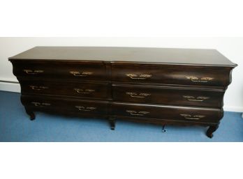 Solid Wood - Vintage - 6 Drawer Dresser- 31x84x19 (0562)