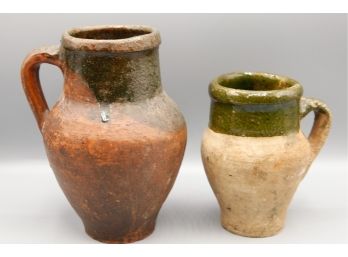 19th Century European Pottery - 2 Small Jugs (0743)