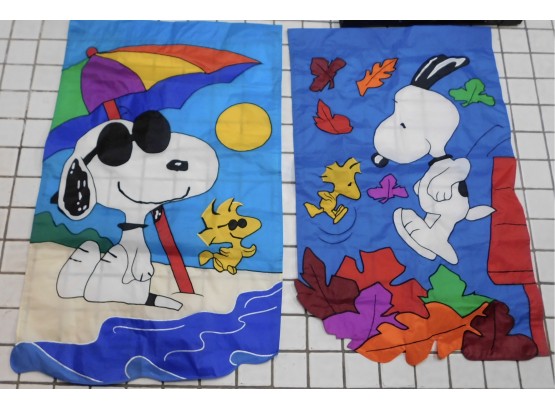 Seasonal Snoopy Outdoor Banners