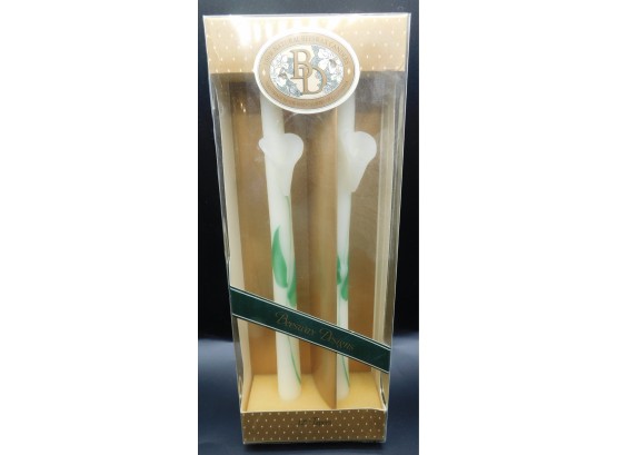 Beeswax Designs Lily Taper Candles (2)