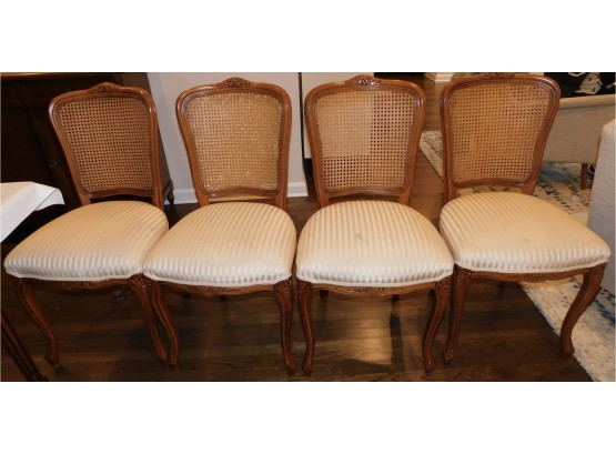 Vintage French Set Louis XV Style Dining Chair Set