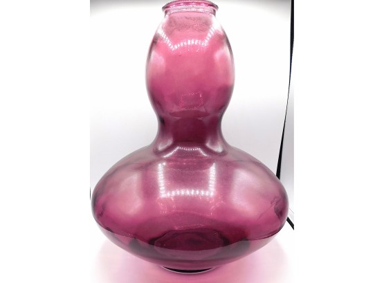 Home Goods Large Purple Glass Vase, 17' (141)