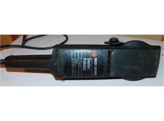 Black & Decker Sander/polisher, 2 Speed 7' Diameter 34HP (294)