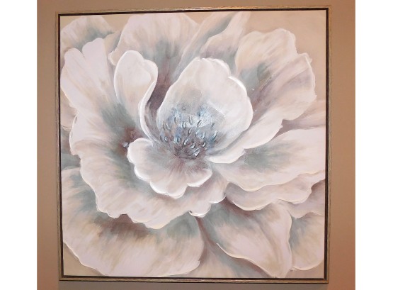Framed Canvas White Lily, No Signature (278)