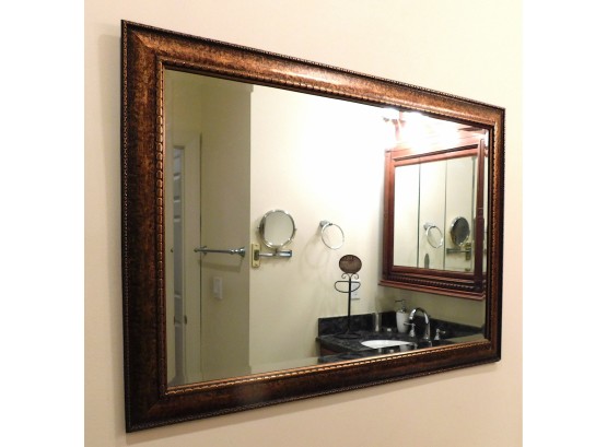 Decorative Wall Mirror, Copper Toned 41'W X 29'H (281)