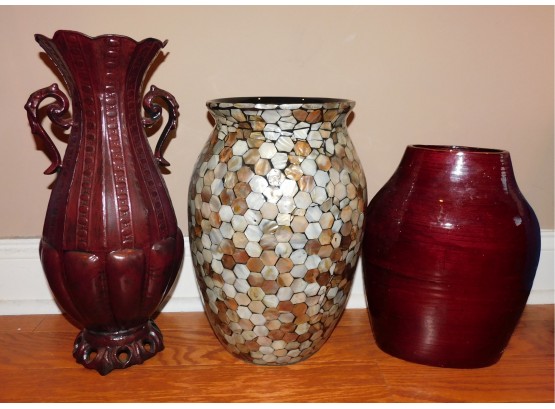 Three Decorative Vases (283)
