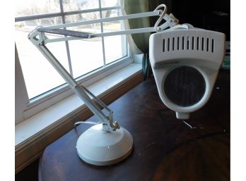 Magnifying Goose Neck Desk Lamp (3044)