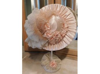 Decorative Satin Hat With Hat Stand (3055)