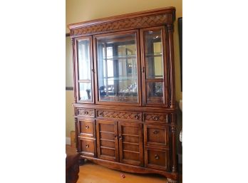 Ashely Furniture San Marcessa Collection Lighted China Cabinet (204)