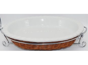 Alco Serving Dish With Basket 14'W (182)
