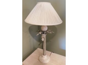 Palm Tree Themed 'Pair',  Of  Accent Table Lamps With Shades (3052)