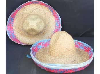 Lot Of Sombrero Hat's (Cinco Di Mayo Hats) 5 Ct