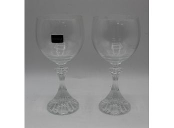Mikasa Crystal Goblets The Ritz Set Of Two TS400/001