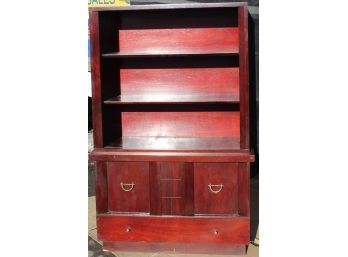 Cherry Hutch With Drawers