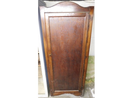 Vintage Solid Wood Armoire Closet