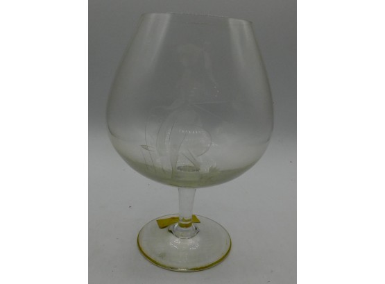Vintage Rosenthal Peynet Etched Glass
