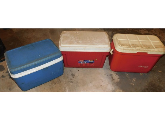 Lot Of Assorted Coolers