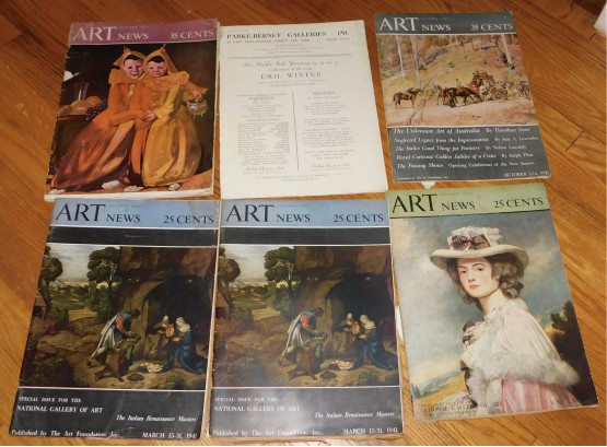 Assorted Lot Of Vintage Art Magazines