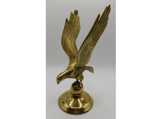 Polished Solid Brass Eagle Statue