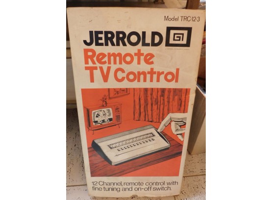 Vintage Jerrold Remote TV Control Model TRC-12-3 IN BOX