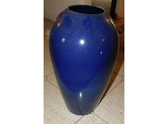 Beautiful Large Blue Floor Vase