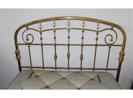 Stylish Full Size Brass Bed-frame