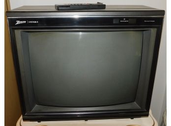 Zenith System 3 TV With Remote Control