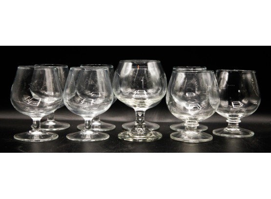 Lot Of 9 Assorted Cognac Glasses (0349)