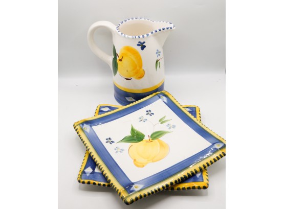 Home Collection Pitcher & Plates (0567)