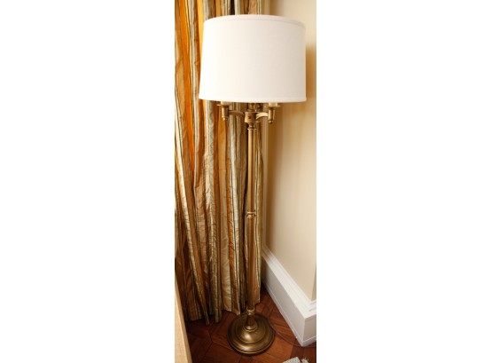 Traditional Brushed Brass 3 Arm Floor Lamp - 62.5x17 (0374)