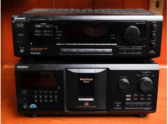Sony Stereo Receiver & 200 Disc CD Player (0562)
