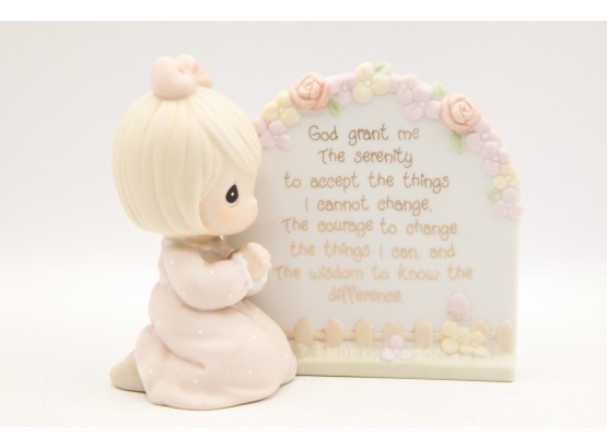 Precious Moments Figurine - 'serenity Prayer Girl'  (0372)