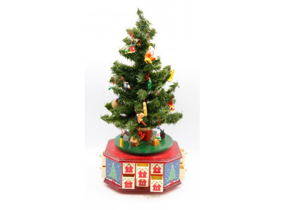 Advent Tree Music Box - 12 Days Of Christmas -  Department 56 - #6746-6 - In Original Box (0445)