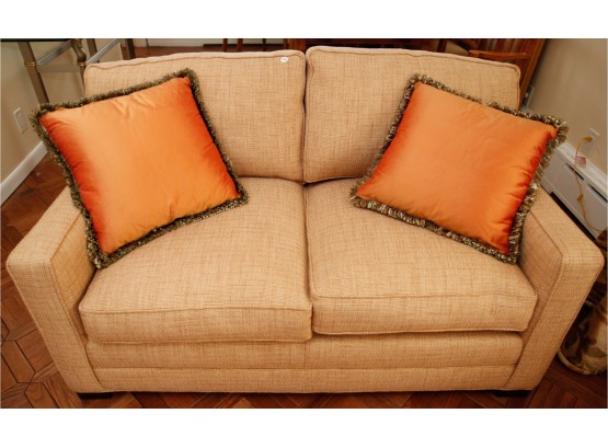 Charming Love Seat - 'Lee' Earth Friendly Upholstery -  Made In The USA - 33x58x36 (0357)